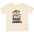 thumbnail image 3 of Inktastic Monkey I Love Hanging out with My Grandpa Boys or Girls Baby T-Shirt, 3 of 5
