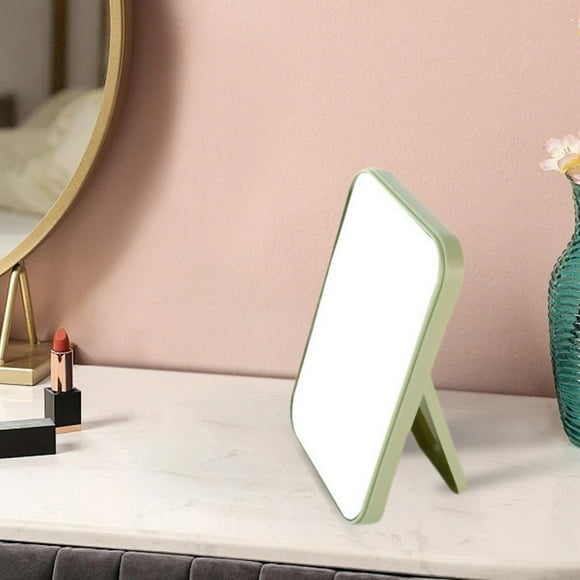 Desktop Makeup Mirror Portable Small Mirror Female Dressing Table Desktop Princess Mirror Bedroom Student Dormitory Desktop Makeup Mirror