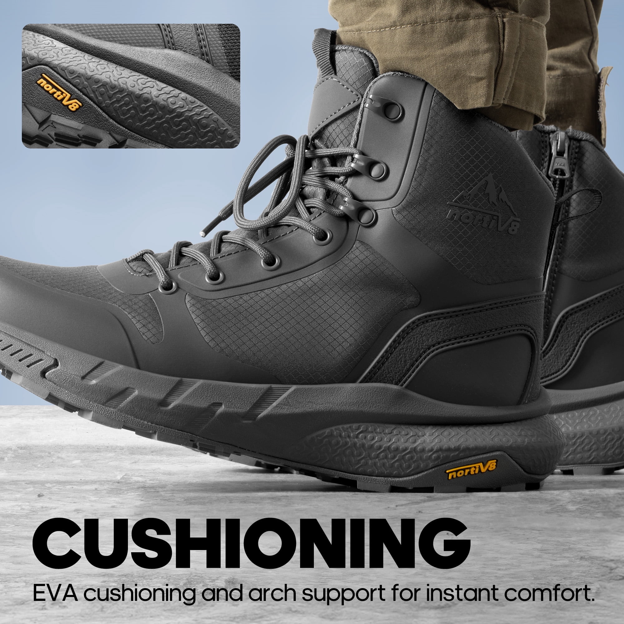 〽️Men\'s Coyote Nortiv 8 Tactical Hiking Lightweight Arch Support Work Boots NORTIV 8 Men main image 2