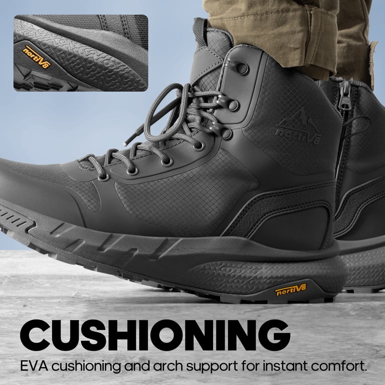 〽️Men\'s Olive Nortiv 8 Tactical Hiking Lightweight Arch Support Work Boots Amazon.com: NORTIV 8 Men main image 2