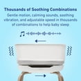 thumbnail image 3 of Graco SmartSense Soothing Baby Bassinet for Newborns and Infants, Luna, 3 of 7