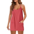 thumbnail image 7 of Weiqiqre Womens Jumpsuit Casual Short Sundress Workout Tennis Athletic Dress with Built in Shorts, 7 of 7