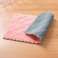 thumbnail image 5 of Paños de cocina, paños de cocina superabsorbentes, toallitas de limpieza de vellón coral, lavables a máquina., 5 of 5
