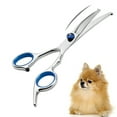 thumbnail image 2 of Safety Pet Grooming Scissors Round Head 6 Inch Down Curved Dog Hair Scissors Thinning Pets Shears, 2 of 8