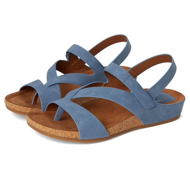 Sandalia Eurosoft para Mujer Gianetta Azul Azanti Talla 9.5 Mediana