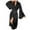 Black, variant on Underwear Women's Robe Sex Suit Casual Pajama Dress