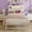 White, variant on Yoneston Twin LED Light Metal Platform Bed Frame with 2-Tier Storage USB Port Charging Station Headboard for Kids Boys Girls, White