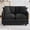 Black, variant on 51" Cloud Loveseat Sofa, Modern 2-Seater Couch with Deep Seat, Soft Chenille Upholstery & 2 Throw Pillows