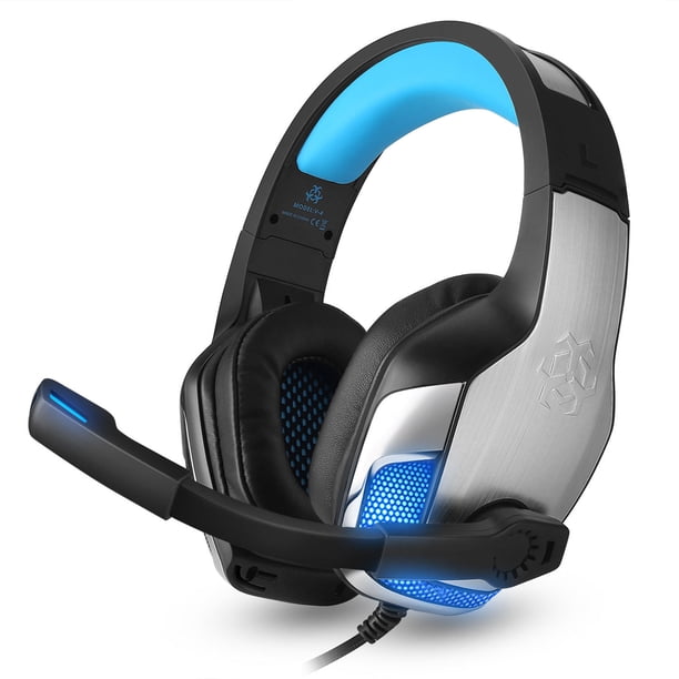 Auriculares para deportes electrónicos con montaje en la cabeza, auriculares para juegos con cable para computadora y teléfono móvil
