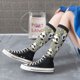 thumbnail image 5 of Balery Panda With Crown And Stars Calcetines novedosos Calcetines deportivos Calcetines hasta la rodilla Calcetines de algodón Calcetines originales y geniales, 5 of 6