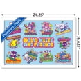 thumbnail image 3 of Hello Kitty and Friends: 24 Tokyo Skate Group Grid Wall Poster, 14.725" x 22.375" Framed, 3 of 5