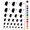 Black, variant on Beagle Face Profile Sketch Water Resistant Temporary Tattoo Set Fake Body Art Collection - Hot Pink