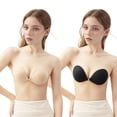 thumbnail image 1 of Reusable Strapless Bras For Women Mesh Fabric Invisible A to A5U7 R4B2, 1 of 7