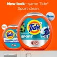 thumbnail image 4 of Tide Power Pods Sport Laundry Detergent Pacs, Advanced Sweat + Stain Fighter, laundry soap detergent pacs, 45 Count, 4 of 19