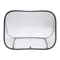 HOOWIFFY Portable Small Greenhouse, Triangular Plastic Garden Plant Cover, Outdoor Plant Tent, 1 Piece
