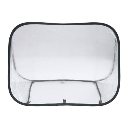 HOOWIFFY Portable Small Greenhouse, Triangular Plastic Garden Plant Cover, Outdoor Plant Tent, 1 Piece