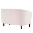 thumbnail image 5 of Modway Prospect Channel Tufted Performance Velvet Loveseat in Pink, 5 of 8