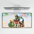 thumbnail image 4 of Bulldog Hello Summer with Sunglasses and Surfboard Tropical Vibes Desk Mat Full Keyboard Mouse Pad Dog Lover Gifts Idea Large Mousepad - 00007, 4 of 5