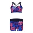 thumbnail image 4 of CONZONE Womens Bikini Sets With Shorts 2 Peice Swimsuits for Women High Waisted Graphic Lightweight Summer Beach Bathing Suits, 4 of 5