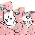 thumbnail image 3 of Cats in Pink Black Out Curtains 72 Inch Length Curtains for Sliding Glass Doors Bedroom Living Room 2 Pack, 3 of 6