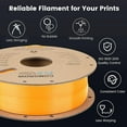 thumbnail image 4 of Comgrow PLA 3D Printer Filament, 3D Printer PLA Filament 1.75mm, Dimensional Accuracy +/- 0.02 mm, 1KG Spool PLA Orange, 4 of 7