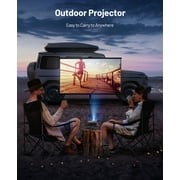 Mini Projector for iphone, Portable Projector with Tripod, 1080P HD Outdoor Projector, Movie Projector
