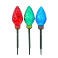 thumbnail image 2 of Kurt S. Adler AD2816 23 in. Jumbo Multi Color Faceted C9 Yard Stake Set, 2 of 3