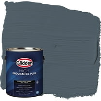 Glidden HEP Exterior Paint   Primer Semi-Gloss, Goblin / Gray, 1 Gallon