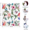 thumbnail image 4 of Pioneer Flower Floral Print Pattern Blanket,Comfortable Soft Lamb Wool Throw Blanket,All Season,Warm Lightweight Blankets for Sofa Bed Couch Living Room Chair,30"x40", 4 of 4