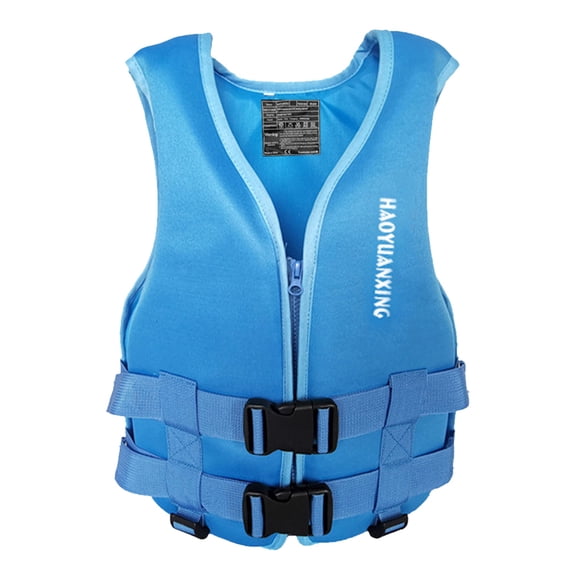 HUISZJ Life Jacket Neoprene, Fishing Surfing Drifting Safety Blue Vest, Boating Drifting Buoyancy Safety Life Vest for Women Men (Blue M)