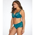 thumbnail image 5 of Curvy Couture Womens Tulip Lace Bra Style-1017, 5 of 6