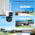 thumbnail image 3 of Cámara Doble Lente Seguridad Wifi 1080p Vigilancia Exterior, 3 of 8