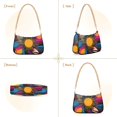 thumbnail image 7 of FORMRS Womens Shoulder Bag with Chain Strap Clutch Purse Cute Tote Handbag, Futuristic Circles, 7 of 7