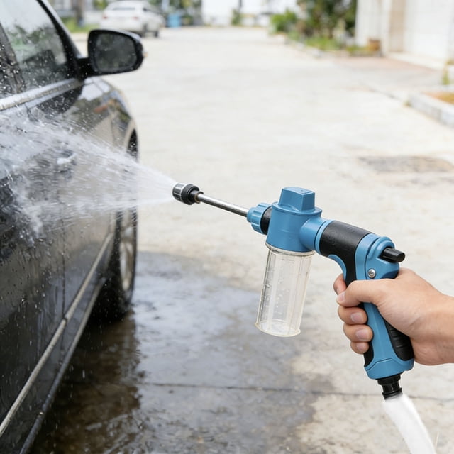 YWIYIUD 1 Set Durable Handheld Pressure Washer with 360 Rotating Nozzle Portable and Practical Pressure Washer for Washing Clearing Car Pet Garden and Patio