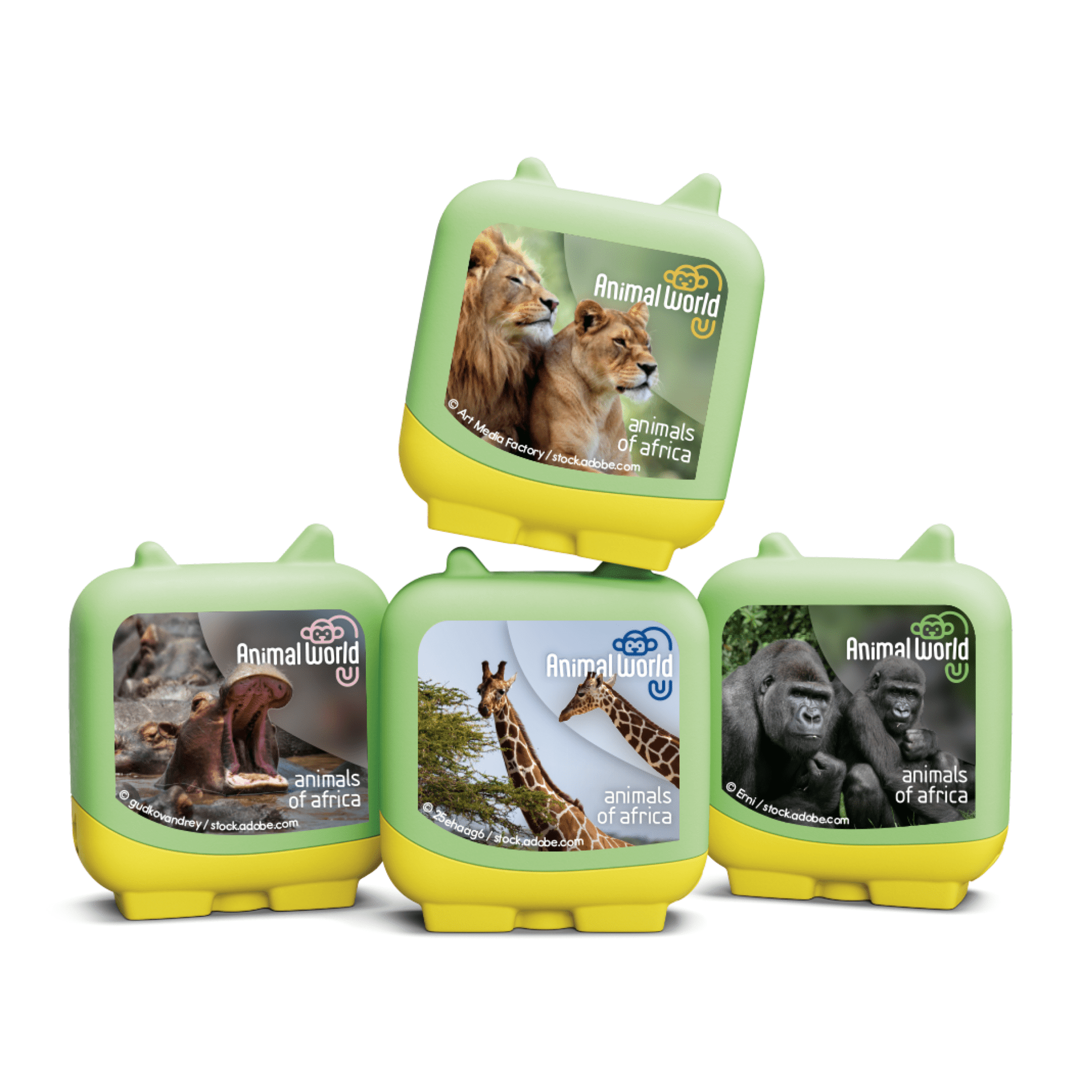 tonies Animal World 5: Animals of Africa Clever Set - 4 Pack, Age Group 5+