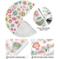 thumbnail image 2 of FMSHPON Easter Tree Skirt Colorful Eggs Bunny Xmas Christmas Tree Skirt Stand Mat for Holiday Party Decoration Indoor Outdoor 36 inches, 2 of 6