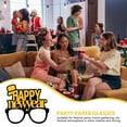 thumbnail image 3 of WRITWAA 6-Pack New Year's Eve Party Glasses in Assorted Colors, Paper Eyeglass Props for Festival, Celebration, and School Events, 3 of 7