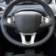 thumbnail image 3 of 3 piezas/juego de pegatinas decorativas para volante de automóvil aptas para 2008 208 308 2014-2018 Fibra de carbono, 3 of 5