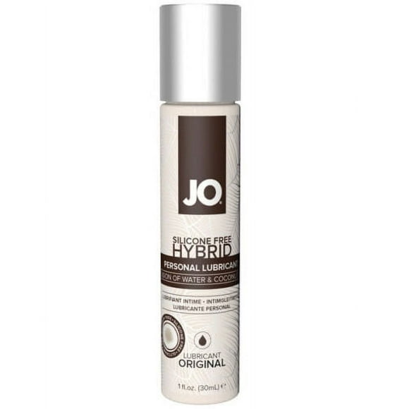 System JO Lubrifiant à Base de Mélange d'Huile de Noix de Coco et d'Eau, Lubrifiant Crème Hybride Épais Sans Silicone