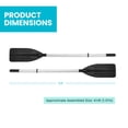 thumbnail image 4 of Intex 69625E 54 Inch Paddle 2 Piece Dual Purpose Inflatable Boat Oars, Pair, 4 of 7