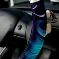 thumbnail image 5 of Ghost 14.5 Inch Printing PVC Leather Auto Accessories Steering Wheel Cover Car Wheel Covers, 5 of 6