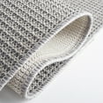 thumbnail image 5 of SAFAVIEH Martha Stewart Hampton Solid Indoor/Outdoor Area Rug, Grey, 6'5" x 9'6", 5 of 8