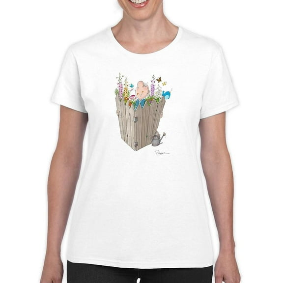 Inner Garden T-Shirt Women -Engin Selcuk Designs, Female XX-Large