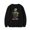thumbnail image 2 of Real Boston Richey Merch Help Me Album Crewneck Sweatshirt Album Unisex Fashion Long Sleeve Top, 2 of 4