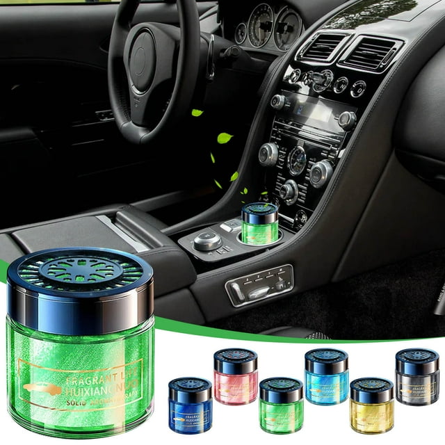 Fiudx Bálsamo Aromático para Coche, Aroma a Arena Flotante, Eliminación de Olores Duradera, Extractos Naturales para Un Aire Limpio, Ambientador para El Interior Del Coche, Ideal para Viajes, Set Com