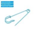 thumbnail image 4 of Uxcell Safety Pins 1.97 Inch Large Metal Sewing Pins Blue 50Pcs, 4 of 5