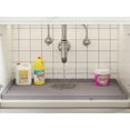 thumbnail image 4 of Charext  Under Sink Mat for Kitchen Waterproof, 34" × 22" Silicone Bathroom Sink Mat, under sink Liner drip tray and protectors for bottom of kitchen sink, Fits 36'' Stand Cabinets (Grey), 4 of 7