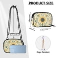 thumbnail image 4 of FORMRS Mini Crossbody Bag for Women Adjustable Rope Shoulder Casual Phone Purse, Floral Birds Pattern, 4 of 7