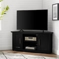 thumbnail image 2 of Camden 48" Corner Tv Stand Black, 2 of 15