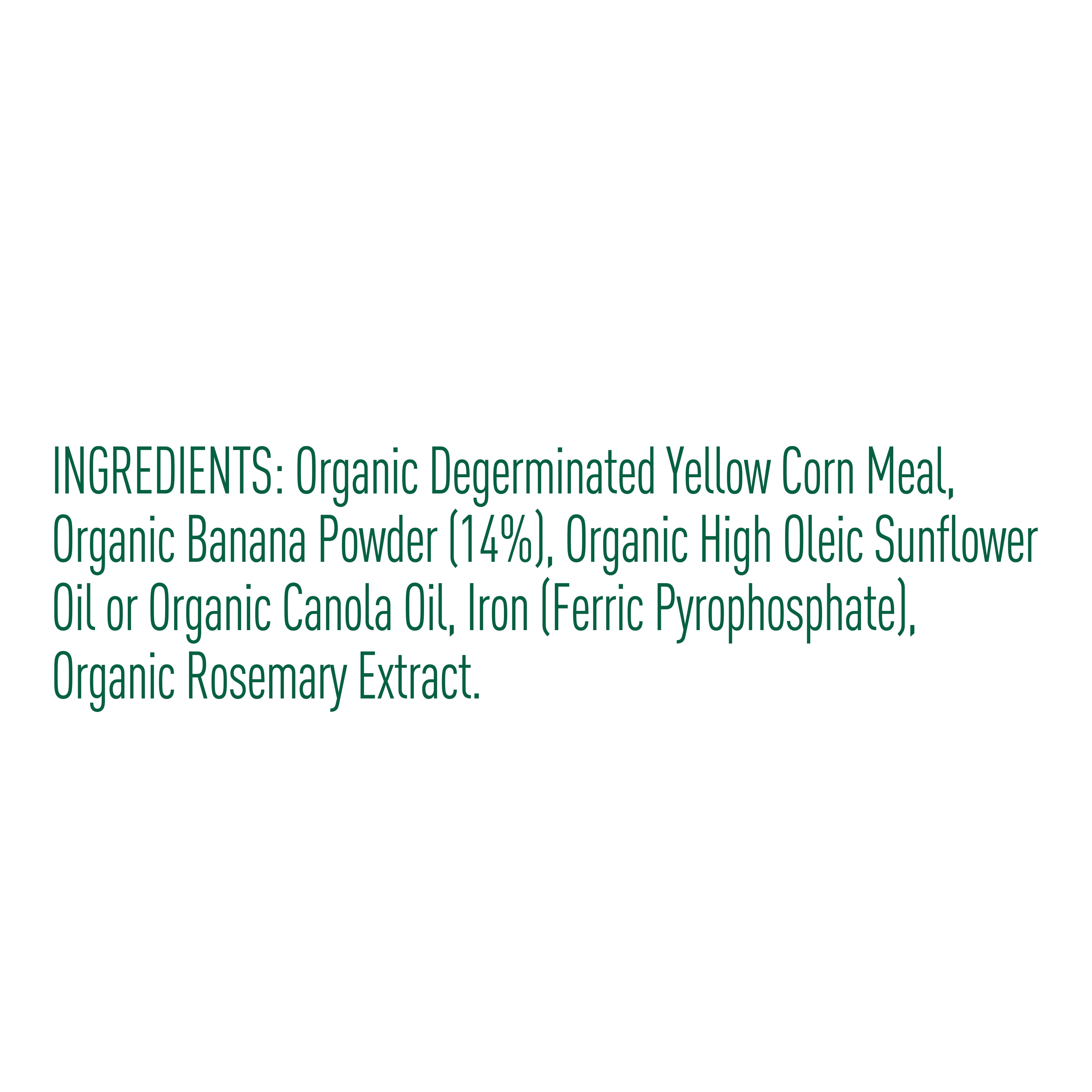 (2 pack) Little Bellies Organic Banana Softcorn Snack, 0.28 oz Bag